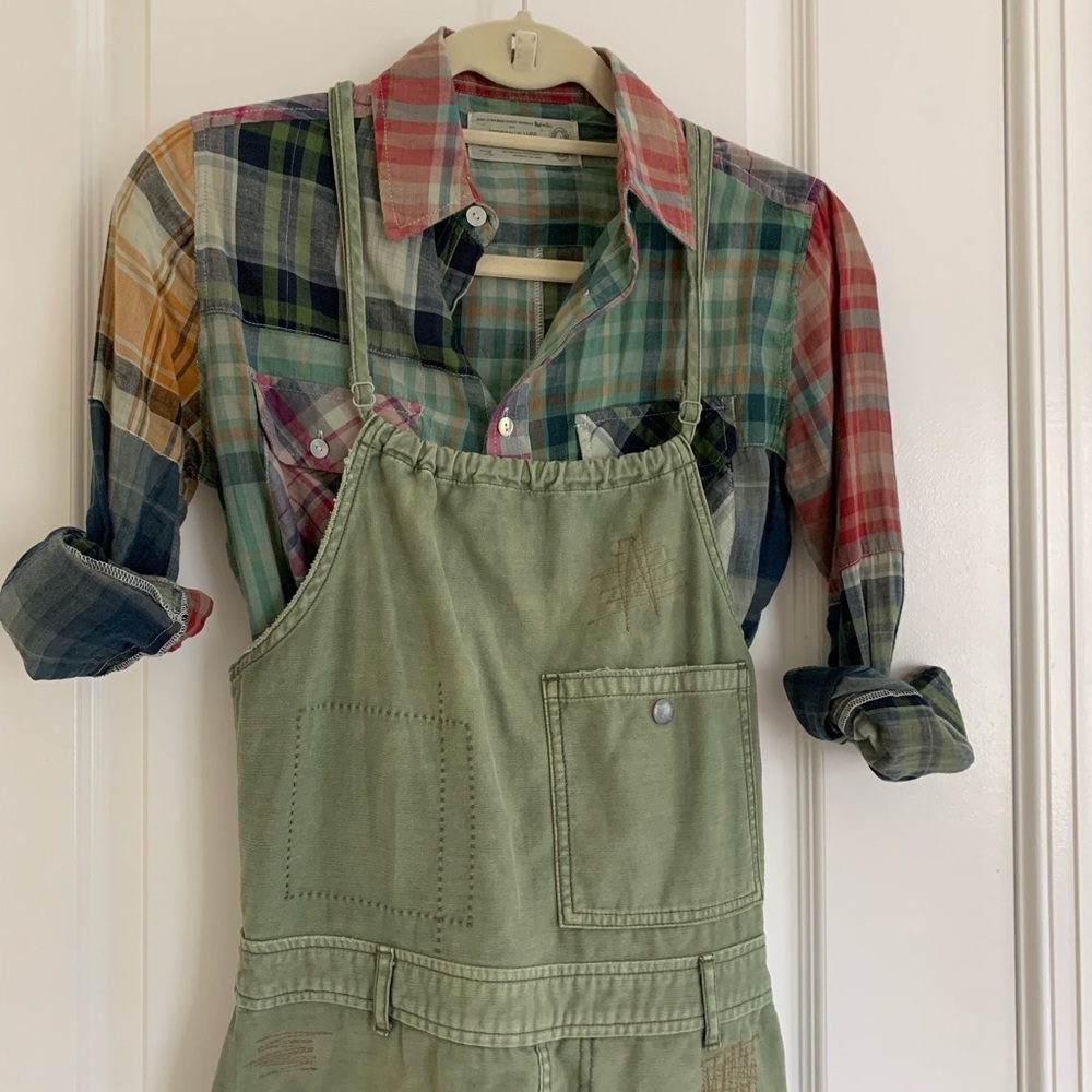 Free People MILITARY UTILITY DRESS PLATOON WASH - Picture 7 of 8